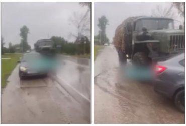 В РФ военные протаранили авто с белгородским волонтером (видео)