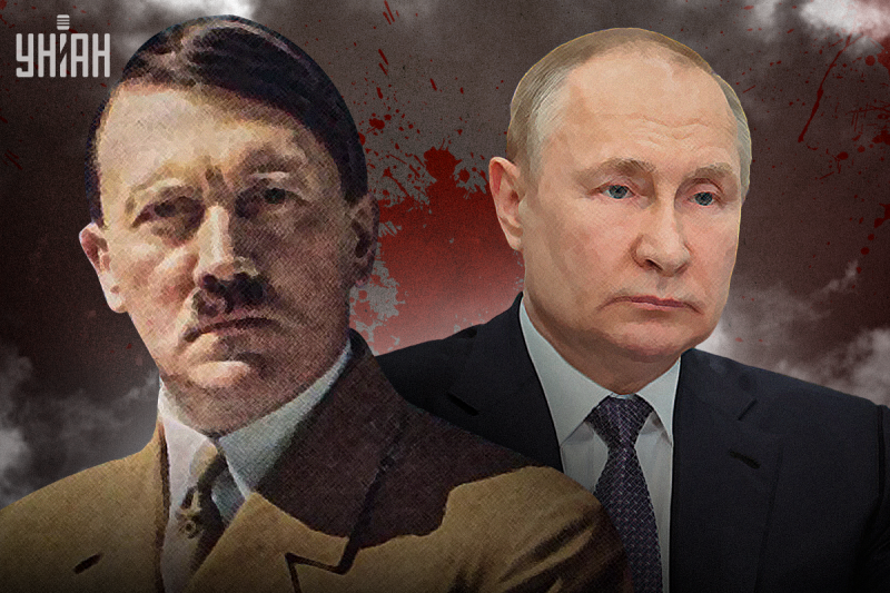 Данилов: Путин ничем не отличается от Гитлера / коллаж УНИАН Данилов: Путин ничем не отличается от Гитлера / коллаж УНИАН