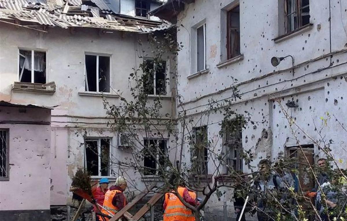The Russians hit the residential areas of Nikolaev / photo Telegram channel of Alexander Senkevich