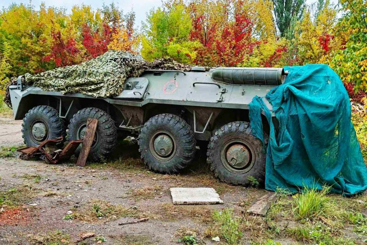 На Черниговщине обнаружили схрон с российской бронированной техникой / фото НГУ