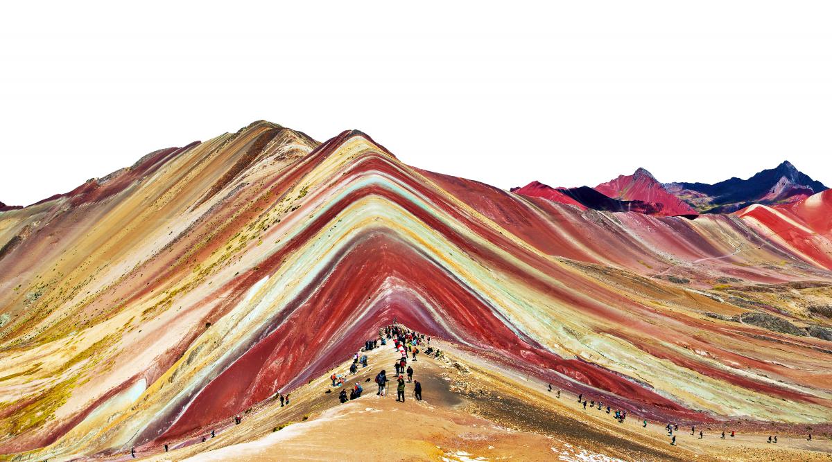 Туристы жалуются, что Радужная гора в Перу такая яркая из-за фотошопа / фото ua.depositphotos.com