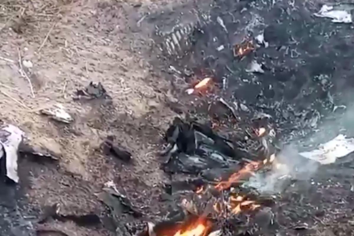 ЗСУ показали, що на Миколаївщині лишилося від збитого іранського безпілотника / скріншот ЗСУ показали, що на Миколаївщині лишилося від збитого іранського безпілотника / скріншот