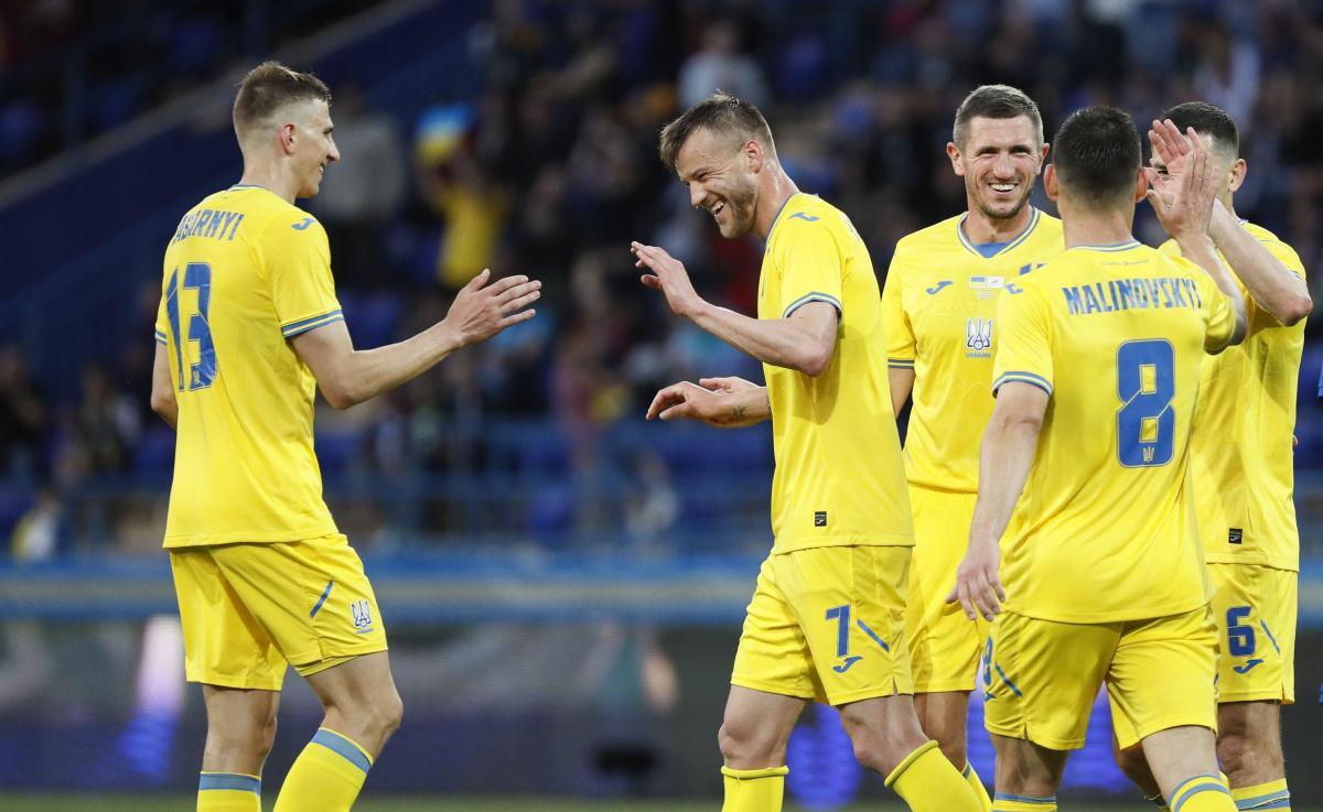Игроки сборной Украины / фото REUTERS