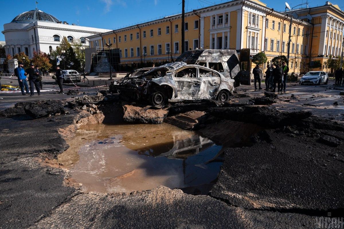Окупанти обстріляли центр Києва / фото УНІАН, В'ячеслав Ратинський