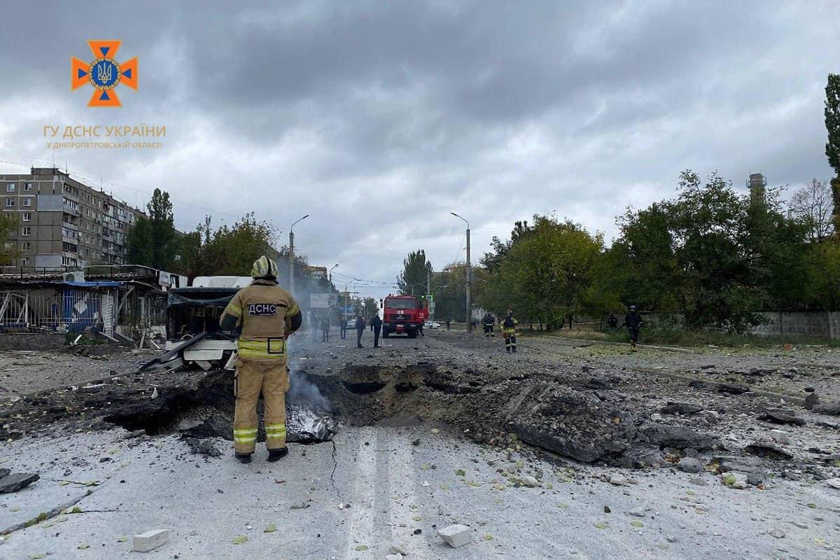 У Дніпропетровській області вночі супротивники поцілили у два об'єкти / фото facebook.com/MNSDNE