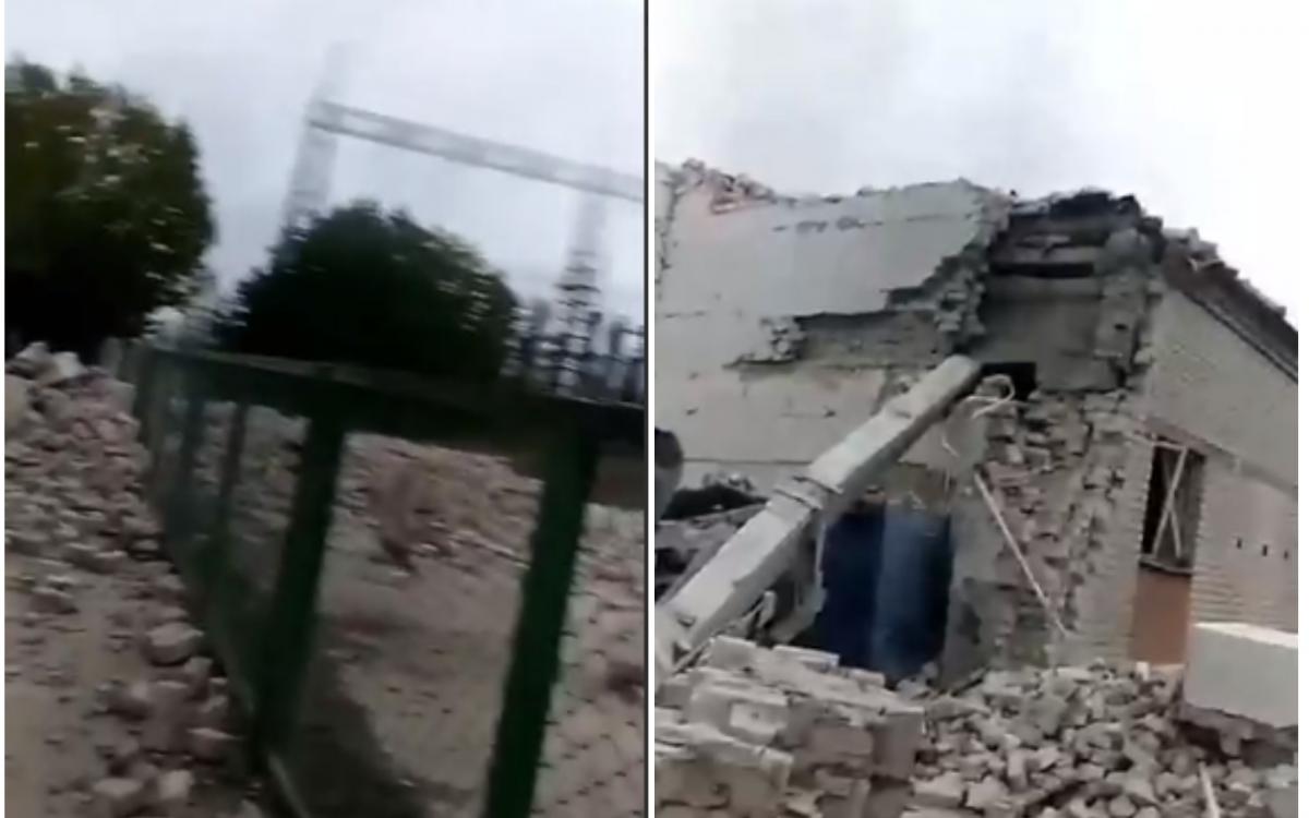 Оккупанты атаковали ТЭС в Винницкой области / скрин видео Оккупанты атаковали ТЭС в Винницкой области / скрин видео