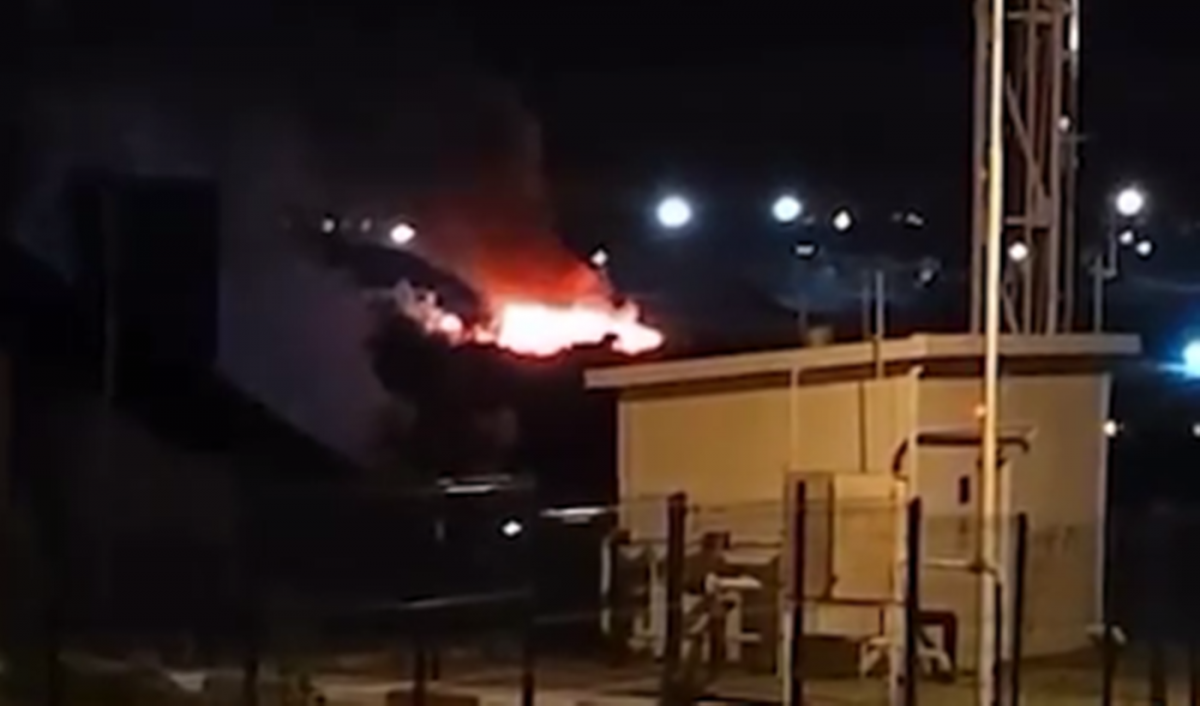 В Белгородской области России взорвали склад боеприпасов / скриншот В Белгородской области России взорвали склад боеприпасов / скриншот