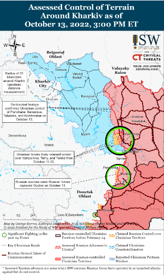 Боевые действия / карта ISW Боевые действия / карта ISW