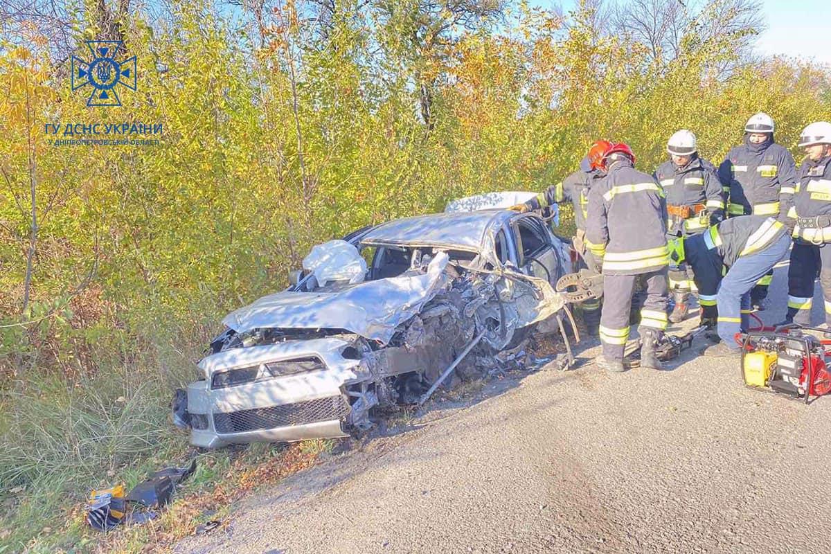 Аварія на Дніпропетровщині / фото ДСНС