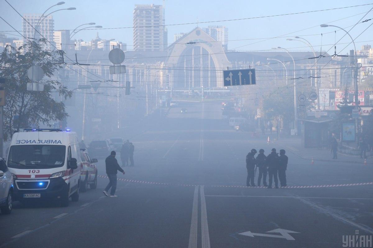 Удар по Киеву 17 октября 2022 / фото УНИАН, Ковальчук Виктор