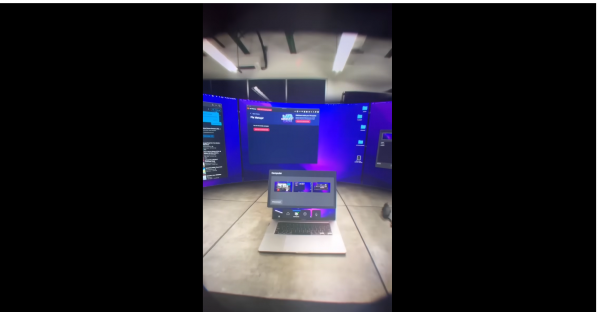 Новый VR-шлем Quest Pro позволяет обойтись без дополнительных мониторов / Скриншот Новый VR-шлем Quest Pro позволяет обойтись без дополнительных мониторов / Скриншот