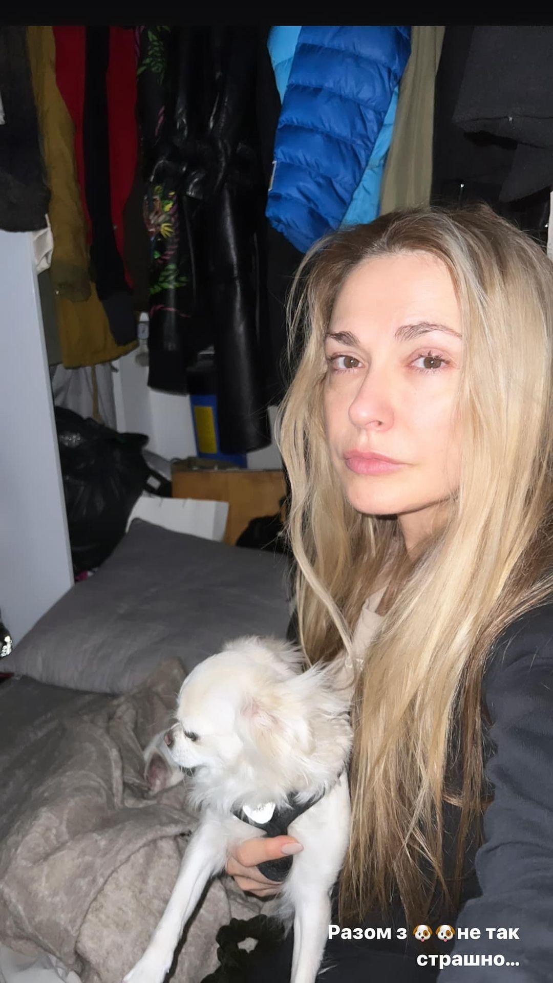 Ольга Сумська в домашньому "укритті" / фото instagram.com Ольга Сумська в домашньому "укритті" / фото instagram.com