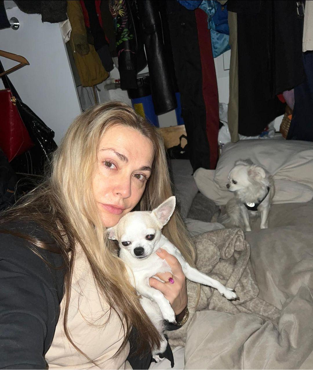 Ольга Сумська в домашньому "укритті" / фото instagram.com Ольга Сумська в домашньому "укритті" / фото instagram.com