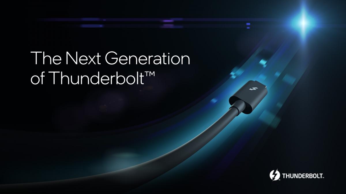 Представлено новое поколение Thunderbolt со скоростью до 80 Гбит/с / Источник: Intel Представлено новое поколение Thunderbolt со скоростью до 80 Гбит/с / Источник: Intel