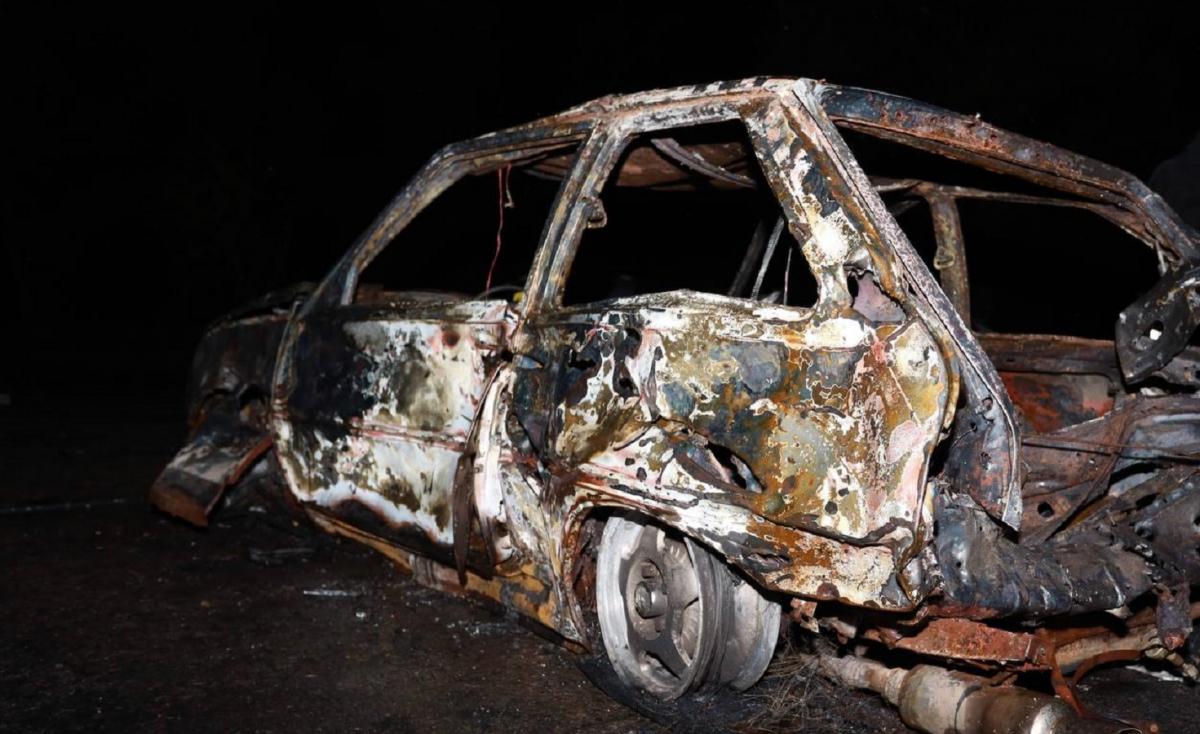 Ракетний удар знищив АЗС та автівки, що стояли на її території / t.me/dnipropetrovskaODA Ракетний удар знищив АЗС та автівки, що стояли на її території / t.me/dnipropetrovskaODA