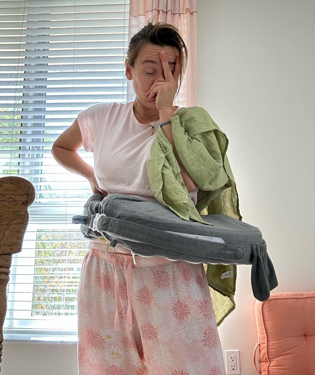 Дружина Андрія Беднякова після пологів / скріншот Дружина Андрія Беднякова після пологів / скріншот