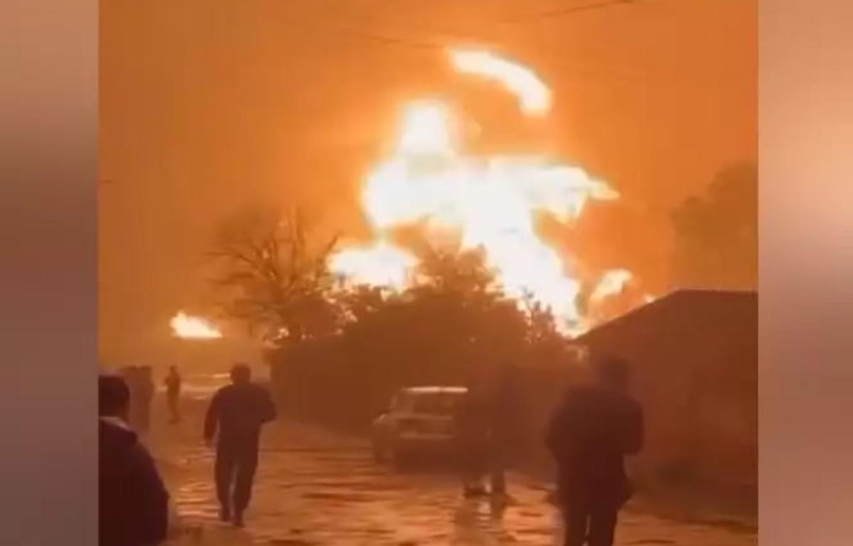 В окупованому Шахтарську потужна "бавовна" / фото: скріншот В окупованому Шахтарську потужна "бавовна" / фото: скріншот