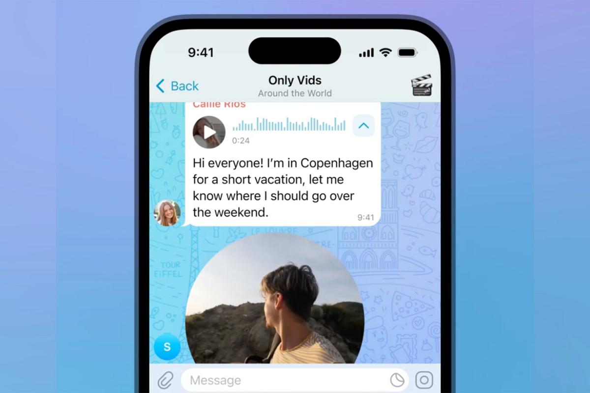 В Telegram добавили расшифровку «видео-кружков» в текст / Скриншот В Telegram добавили расшифровку «видео-кружков» в текст / Скриншот