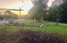 Российские оккупанты нанесли ракетные удары вблизи Днепра (фото)