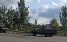В Маріуполі зафіксували колону російської техніки з літерою "Z" (фото, відео)
