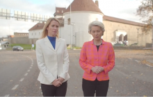 Президент Єврокомісії і прем’єр Естонії звернулися до українців з кордону з РФ (відео)