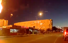 Момент падіння військового Су-34 в російському Єйську: з'явилося епічне відео