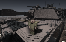 Подошел бы для ВСУ: игрок в Minecraft создал реалистичный современный танк (фото)