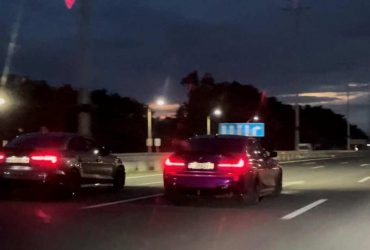 Гонщики терроризируют автора расследования о запрещенной на время войны езде (видео)