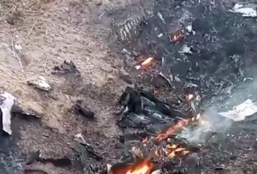 На Миколаївщині з кулемета збили іранський дрон-камікадзе: що від нього лишилося (відео)