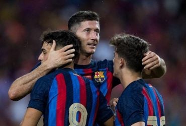 Эффектный гол Левандовски и бенефис Дембеле: Барселона уничтожила Атлетик в матче Ла Лиги (видео)