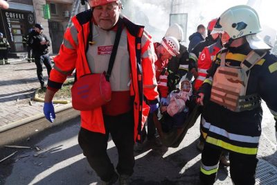 Το Κίεβο κάτω από τα χτυπήματα των Ρασιστών / φωτογραφία t.me/vitaliy_klitschko