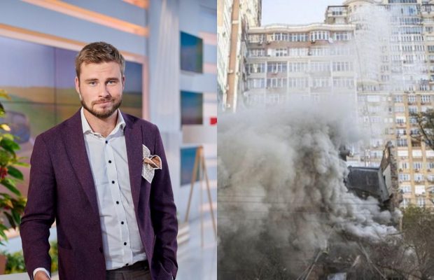 В дом ведущего 1+1 Егора Гордеева попал дрон-камикадзе: ужасающее фото