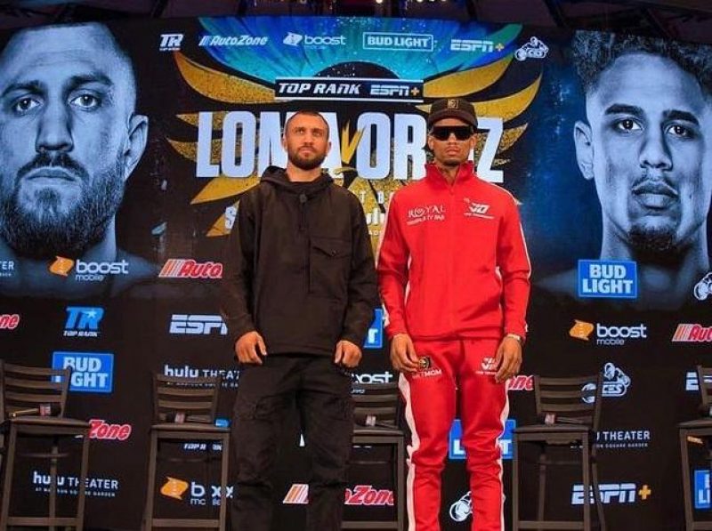 Український боєць виявився важчим за свого американського візаві / фото Top Rank Український боєць виявився важчим за свого американського візаві / фото Top Rank