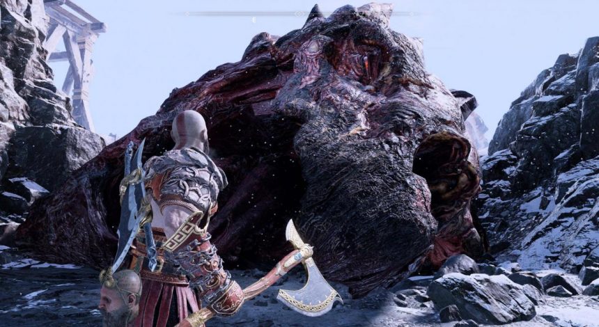 Игрок в God of War обнаружил интересную деталь, связанную с боссом-драконом