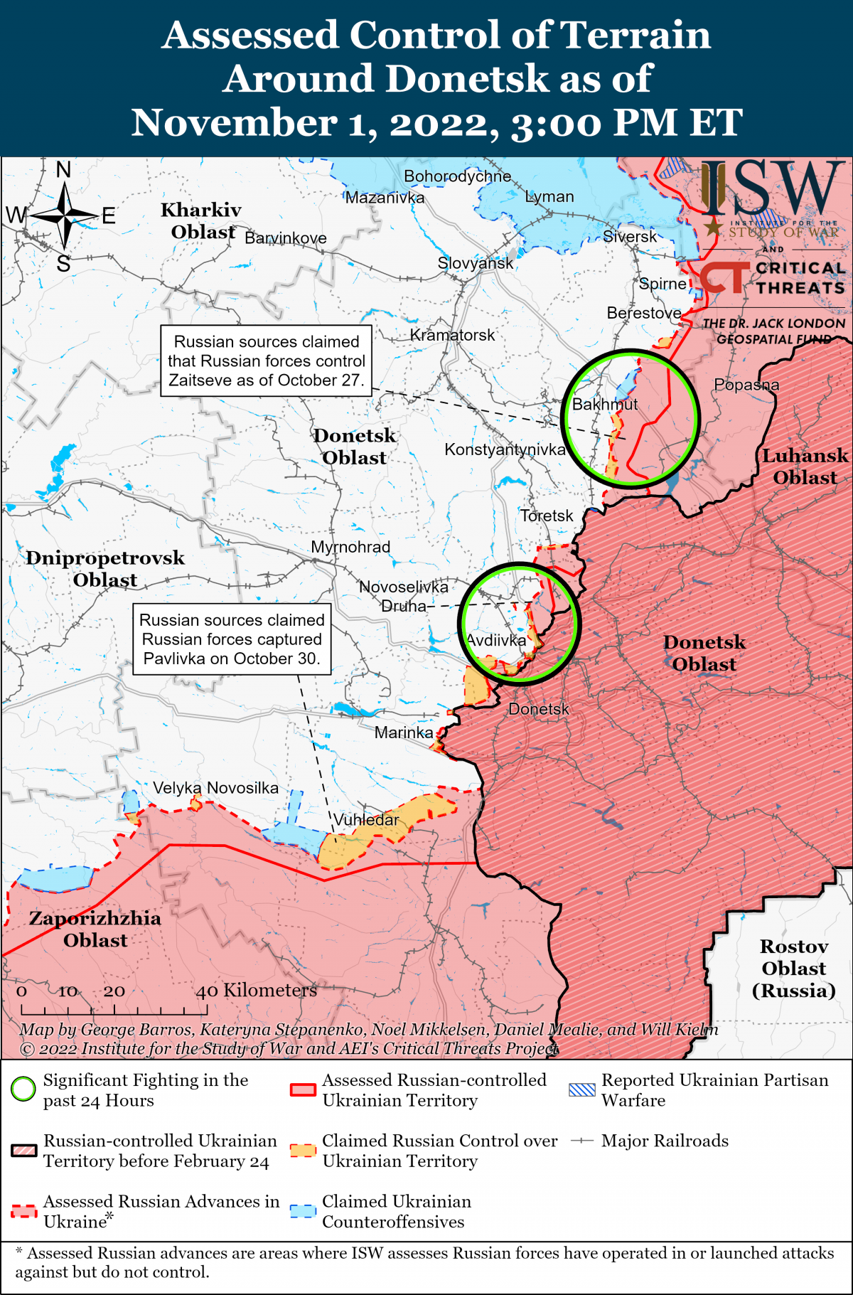 Битва за Донбас загострилася, росіяни наступають з подвоєною силою – ISW Битва за Донбас загострилася, росіяни наступають з подвоєною силою – ISW