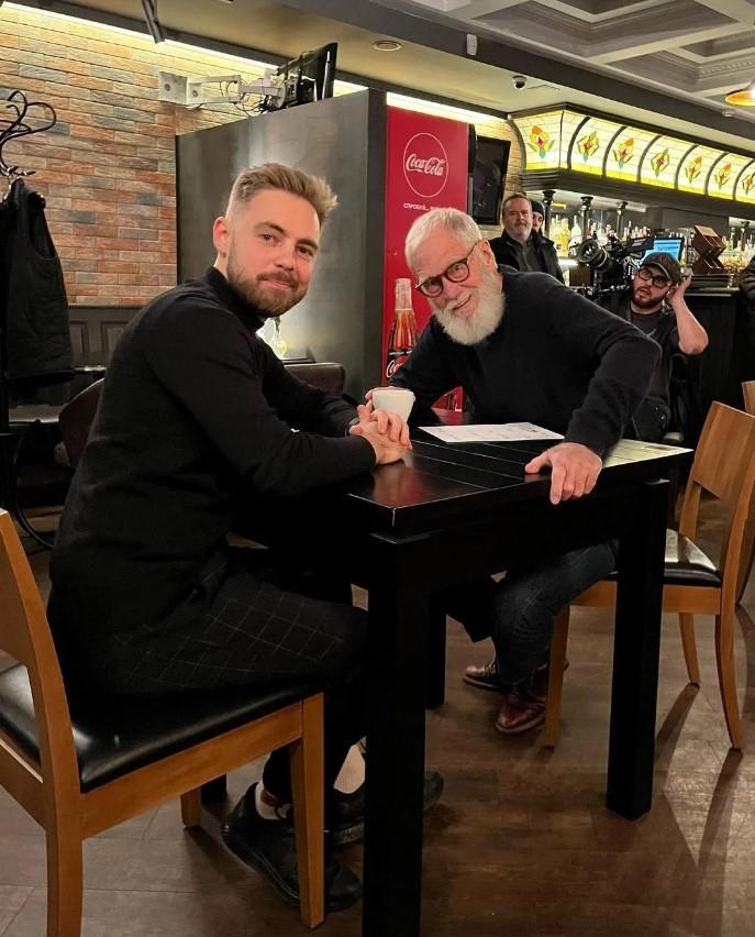 Дэвид Леттерман в Киеве / фото instagram.com Дэвид Леттерман в Киеве / фото instagram.com