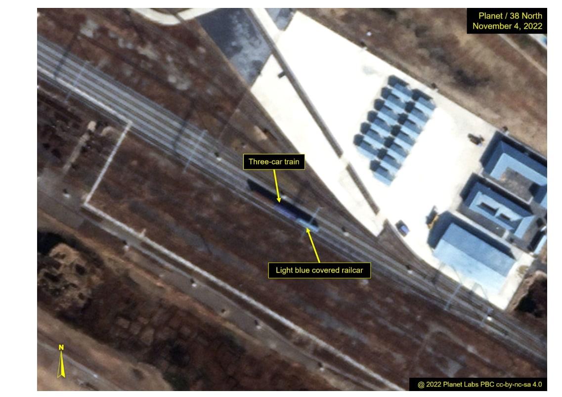 В Россию прибыл поезд из Северной Кореи / фото 38north.org В Россию прибыл поезд из Северной Кореи / фото 38north.org