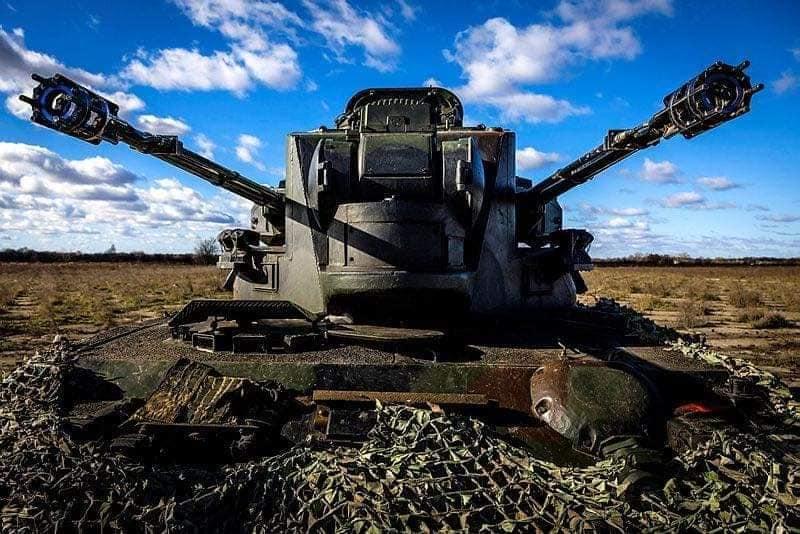 Германия хочет отправить Украине еще зенитных артиллерийских установок Gepard / фото facebook.com/GeneralStaff.ua