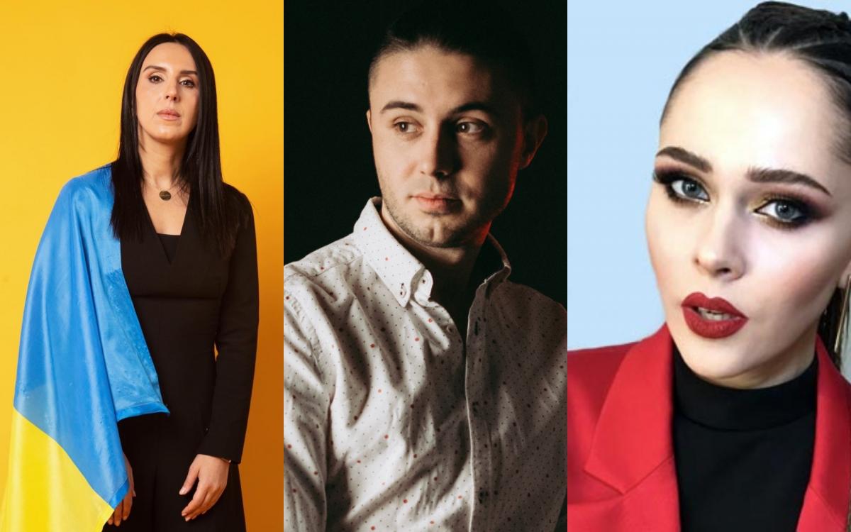 Джамала, Тарас Тополя та Юлія Саніна / колаж Джамала, Тарас Тополя та Юлія Саніна / колаж