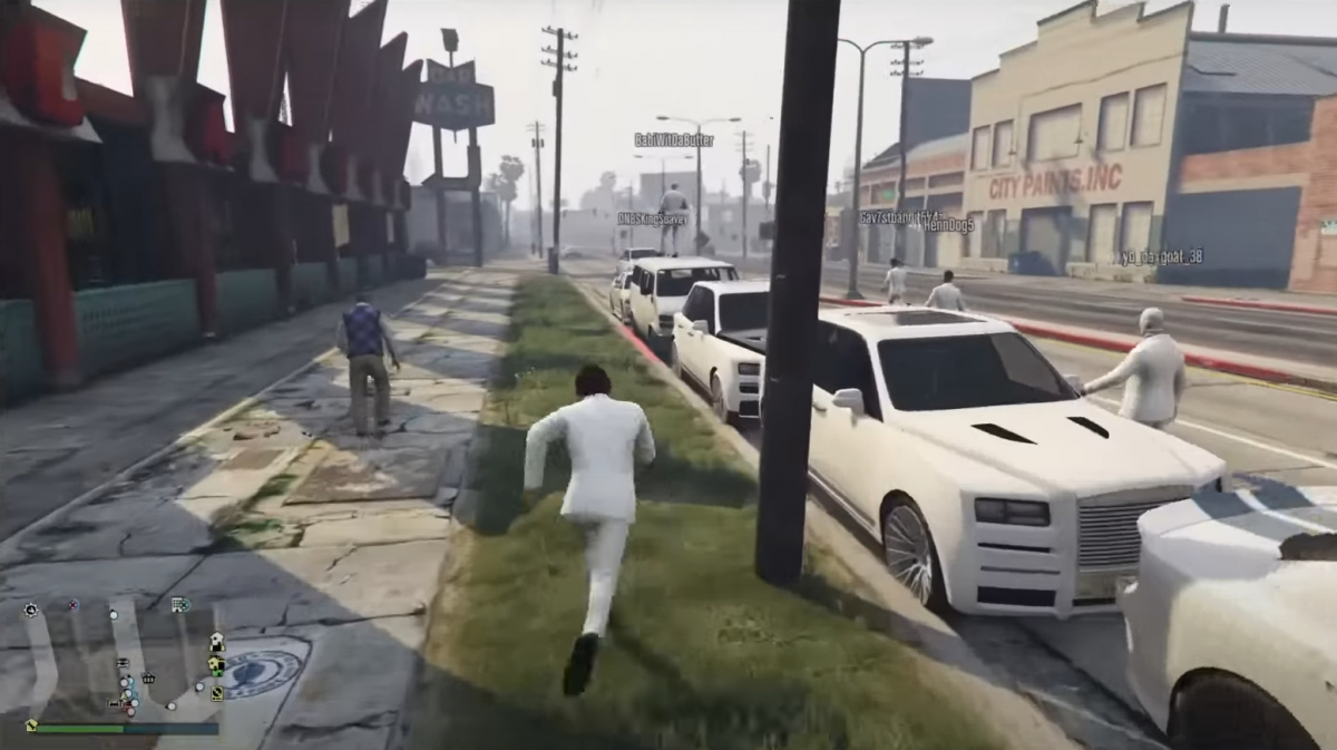 Гравці в GTA Online влаштували віртуальні похорони репера Takeoff / скриншот з відео