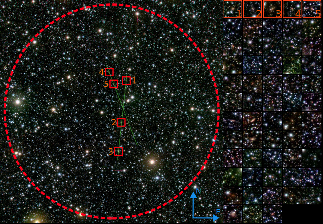 Ученые обнаружили самую массивную структуру в неизведанной области космоса / фото ESO