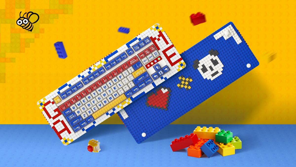 Клавіатура, яку можна всіляко кастомізувати за допомогою кубиків LEGO / джерело: Kickstarter Клавіатура, яку можна всіляко кастомізувати за допомогою кубиків LEGO / джерело: Kickstarter