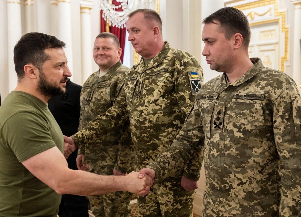 Зеленський підвищив у званні Буданова / фото president.gov.ua Зеленський підвищив у званні Буданова / фото president.gov.ua