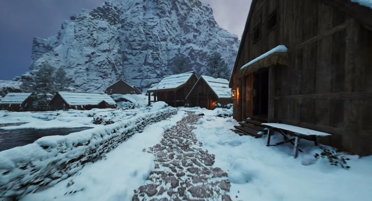 Місто Данстар з The Elder Scrolls V: Skyrim на Unreal Engine 5 / скриншот з відео