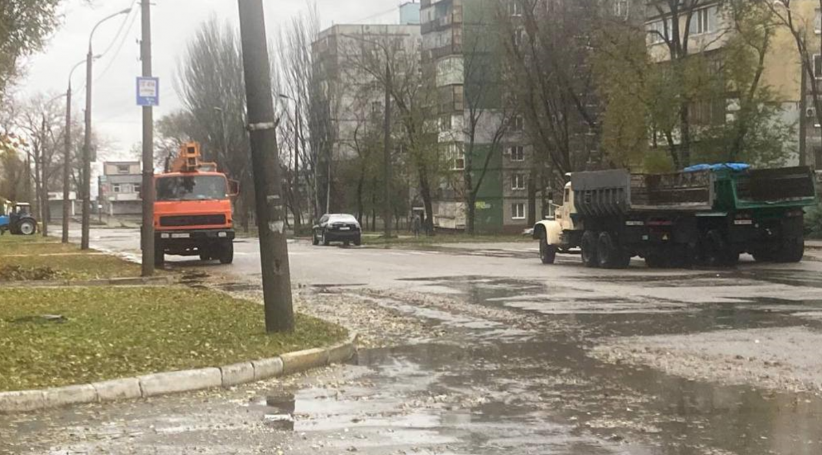 Росія вдарила ракетами по Запоріжжю 18 листопада / фото t.me/kurtievofficial Росія вдарила ракетами по Запоріжжю 18 листопада / фото t.me/kurtievofficial