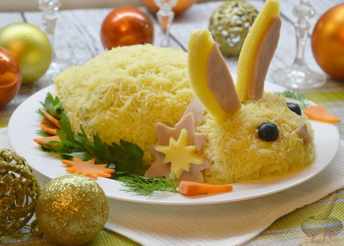 Салат "Кролик" / russianfood.com