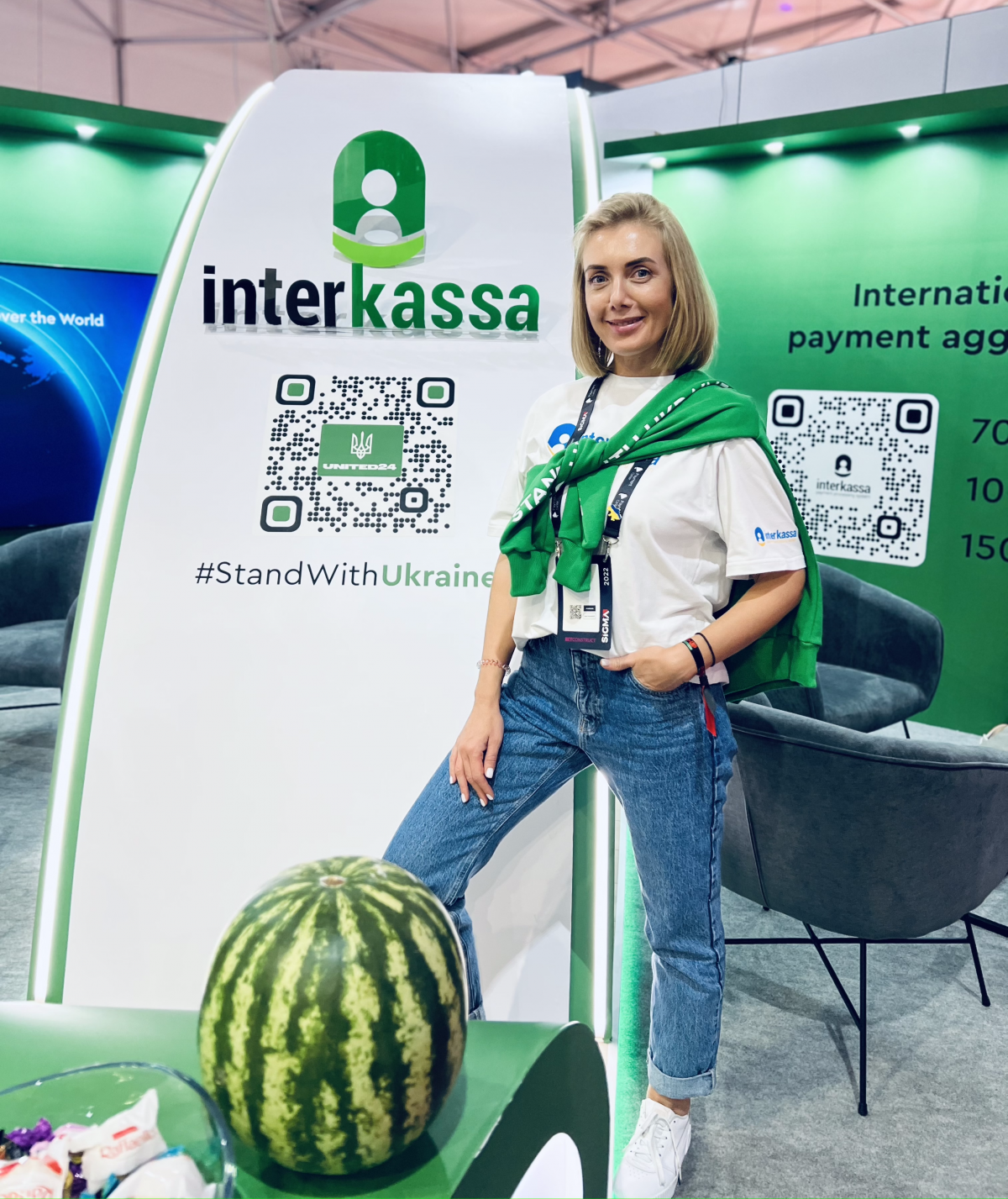Interkassa збирала донати для України через платформу United24 на міжнародному івенті Sigma Interkassa збирала донати для України через платформу United24 на міжнародному івенті Sigma