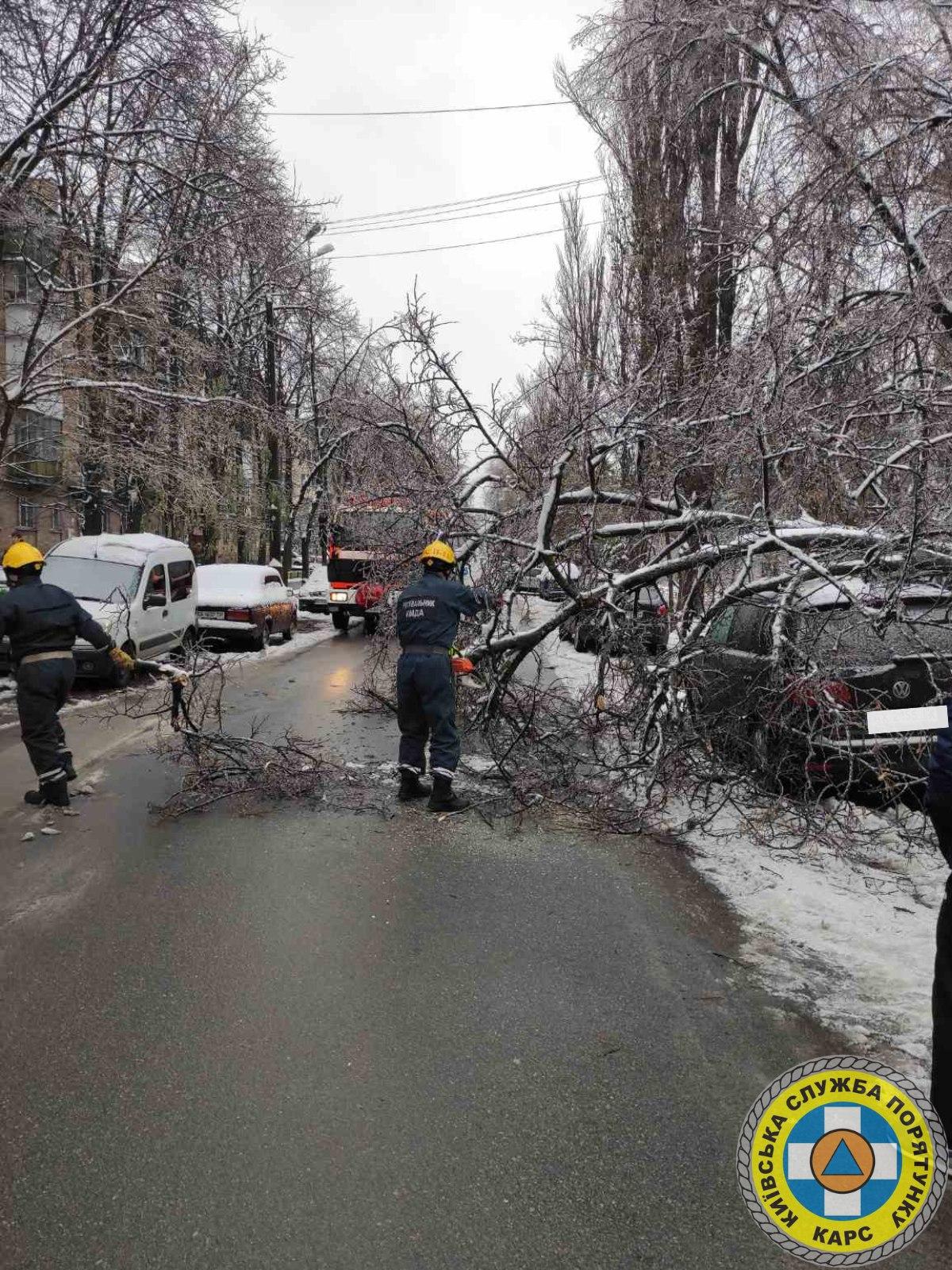 В Киеве ликвидируют последствия непогоды \ фото Киевский горсовет В Киеве ликвидируют последствия непогоды \ фото Киевский горсовет
