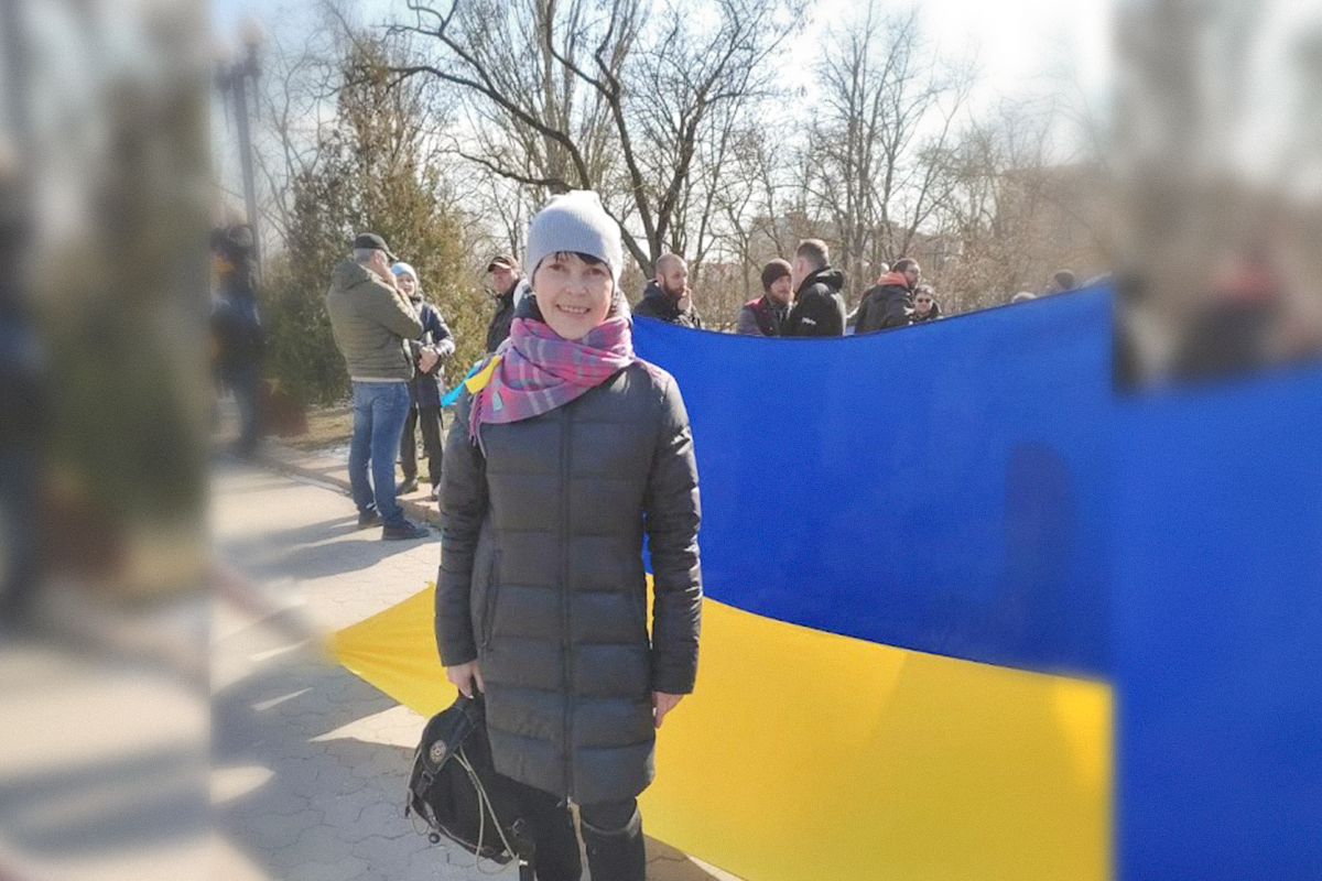 Волонтерка з Херсона Оксана Фетісова / фото героїні Волонтерка з Херсона Оксана Фетісова / фото героїні