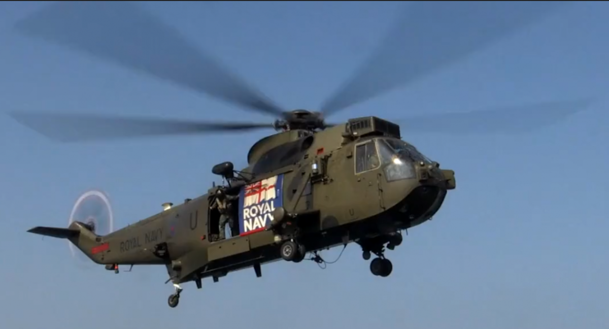 Украина получит от Британии боевые вертолеты Sea King / скриншот